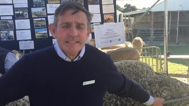 Steve Phillips after the SWS stud Merino field day