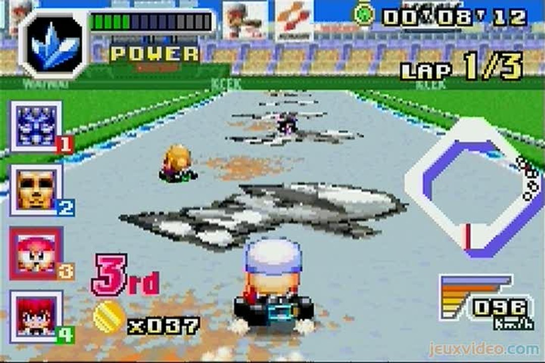 Konami Krazy Racers : Course folle
