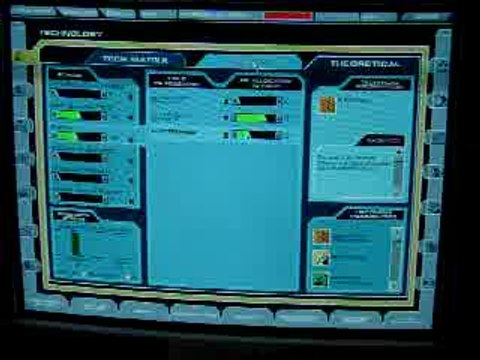 Master Of Orion 3 : Menu de gestion