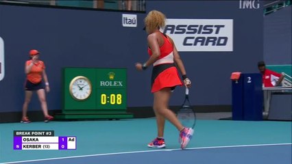 Download Video: Osaka beats Kerber in battle of former number ones