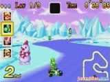 Mario Kart : Super Circuit : Snow Land