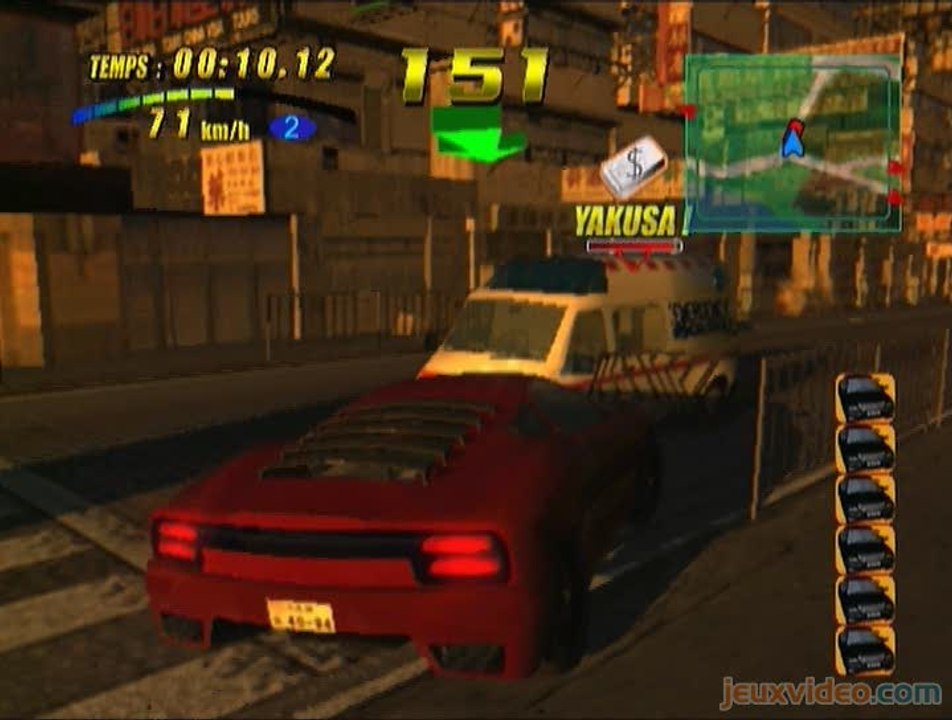 Wreckless : Missions Yakuzas : Chasse au Yakusa