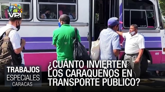 ¿Cuánto invierten los caraqueños en transporte público? - Especiales VPItv