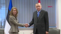 Cumhurbaşkanı Erdoğan, Estonya Başbakanı Kallas ile bir araya geldi