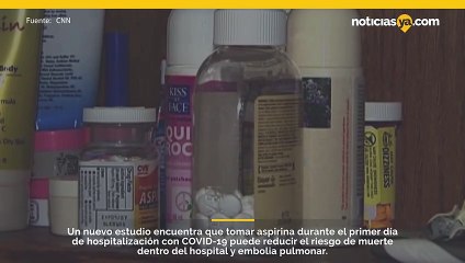 La aspirina podría reducir la probabilidad de muerte por covid