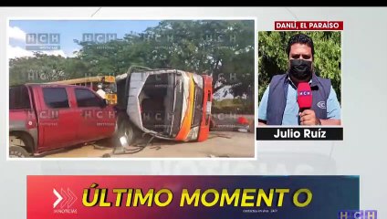 Download Video: Fuerte accidente vial deja varias personas gravemente heridas en el sector de el Zamorano