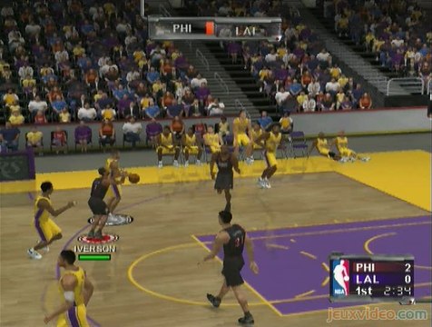 NBA Courtside 2002 : Philadelphie Vs Lakers