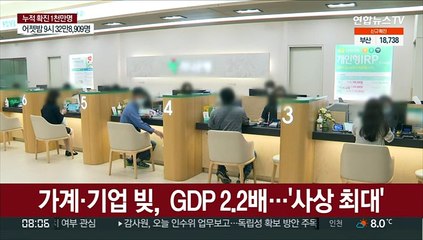 Télécharger la video: 가계·기업 빚, GDP 2.2배…'사상 최대'