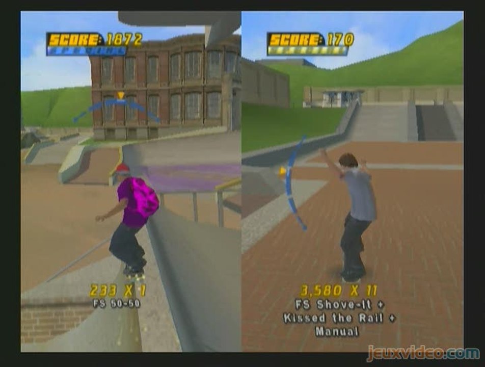 Tony Hawk's Pro Skater 4 : free skate en coop