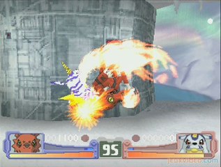 Digimon Rumble Arena : Guilmon Vs Gabumon