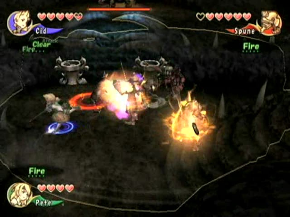 Final Fantasy Crystal Chronicles : Enflammer ses ennemis