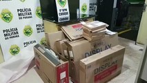 Produtos furtados são recuperados pela Polícia Militar em residência na região norte de Cascavel