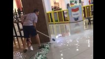 Storm causes flooding in Tuggeranong hyperdome