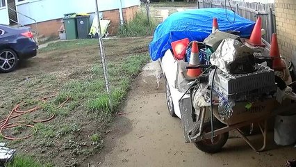 Stolen cars in Crestwood backyard