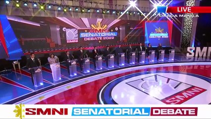 SMNI Senatorial Debate 2022 | Round 2: Institutionalizing NTF-ELCAC