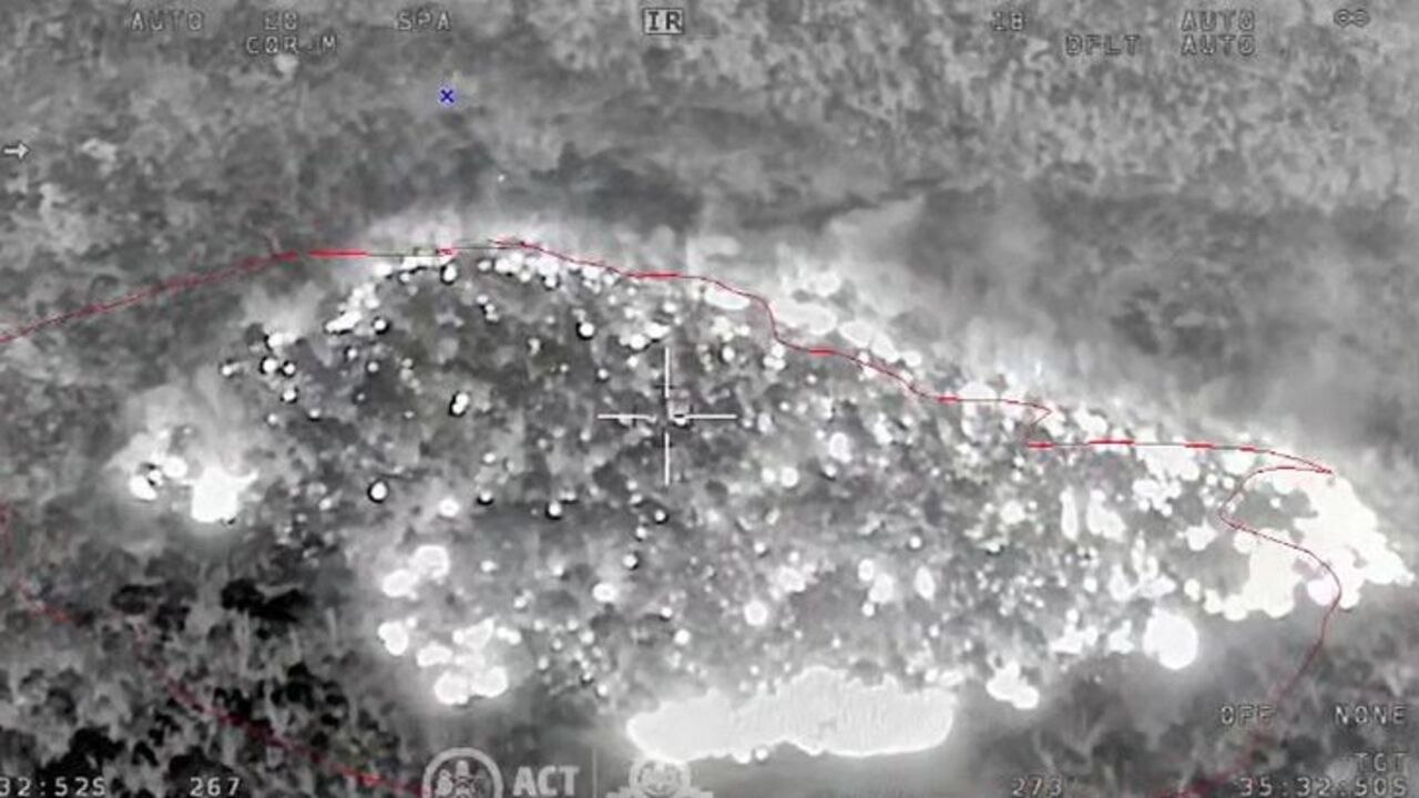 Specialist information gathering helicopter footage