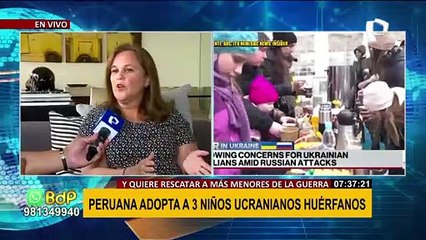 Invasión de Rusia: peruana busca rescatar a niños ucranianos huérfanos de la guerra: "es urgente"