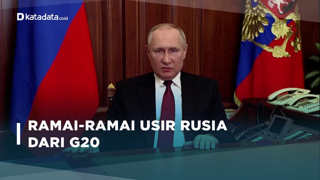 Cina Sebut Tidak Ada Satu Negara Berhak Hapus Rusia dari G20 | Katadata Indonesia