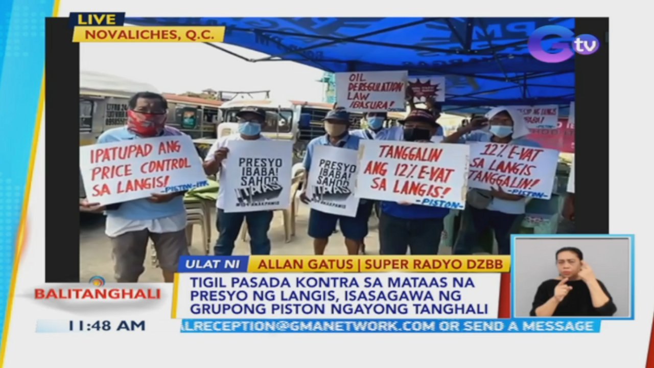 Tigil pasada kontra sa mataas na presyo ng langis, isasagawa ng grupong piston ngayong tanghali | BT