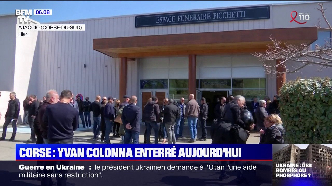 Recueillement autour de la dépouille d'Yvan Colonna à Ajaccio à la veille de ses obsèques