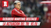 Gerardo Martino rescata la actuación de México pese al empate contra Estados Unidos