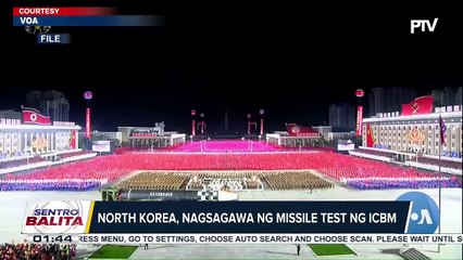 GLOBALITA | North Korea, nagsagawa ng missile test ng ICBM