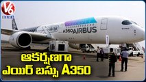Wings India 2022 Aviation Expo _Largest Airbus Flight A350 Attracts More In Show _ V6 News