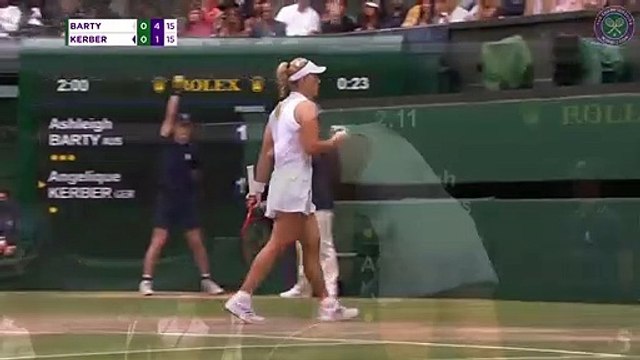 Ashleigh Barty vs Angelique Kerber Semi-Final Highlights Wimbledon 2021