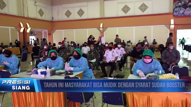 Masyarakat Antusias Mengikuti Vaksinasi Booster di Plaza Slipi Jaya