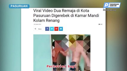 Viral Video Dua Remaja di Kota Pasuruan Digerebek di Kamar Mandi Kolam Renang