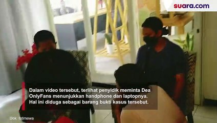 Detik-Detik Dea OnlyFans Ditangkap Kasus Pornografi, Masih Pakai Gaun Tidur
