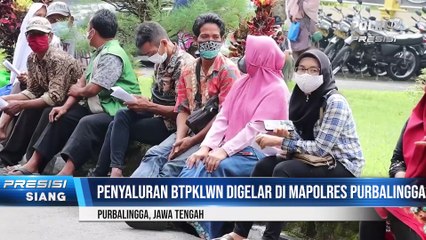 Polres Purbalingga Salurkan Bantuan Tunai Pedagang Kaki Lima Warung dan Nelayan