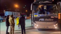 Bus umanitario partito da Montevago sulla via del ritorno in Sicilia