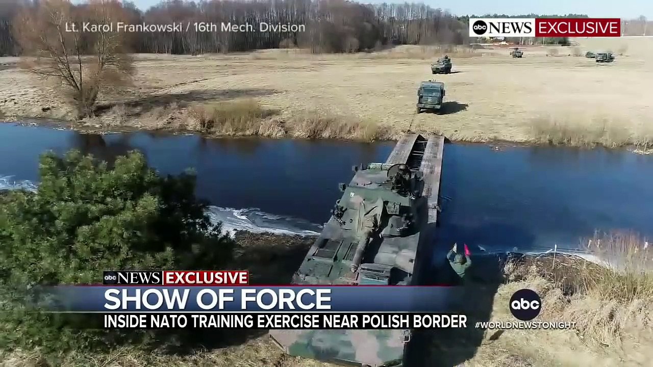 NATO joint exercises on Polish border