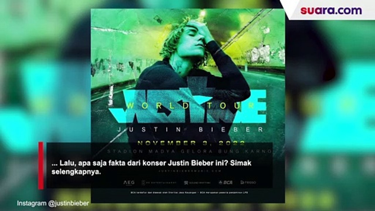 Belieber Wajib Tahu! Ini 5 Fakta Konser Justin Bieber di GBK 3 November 2022