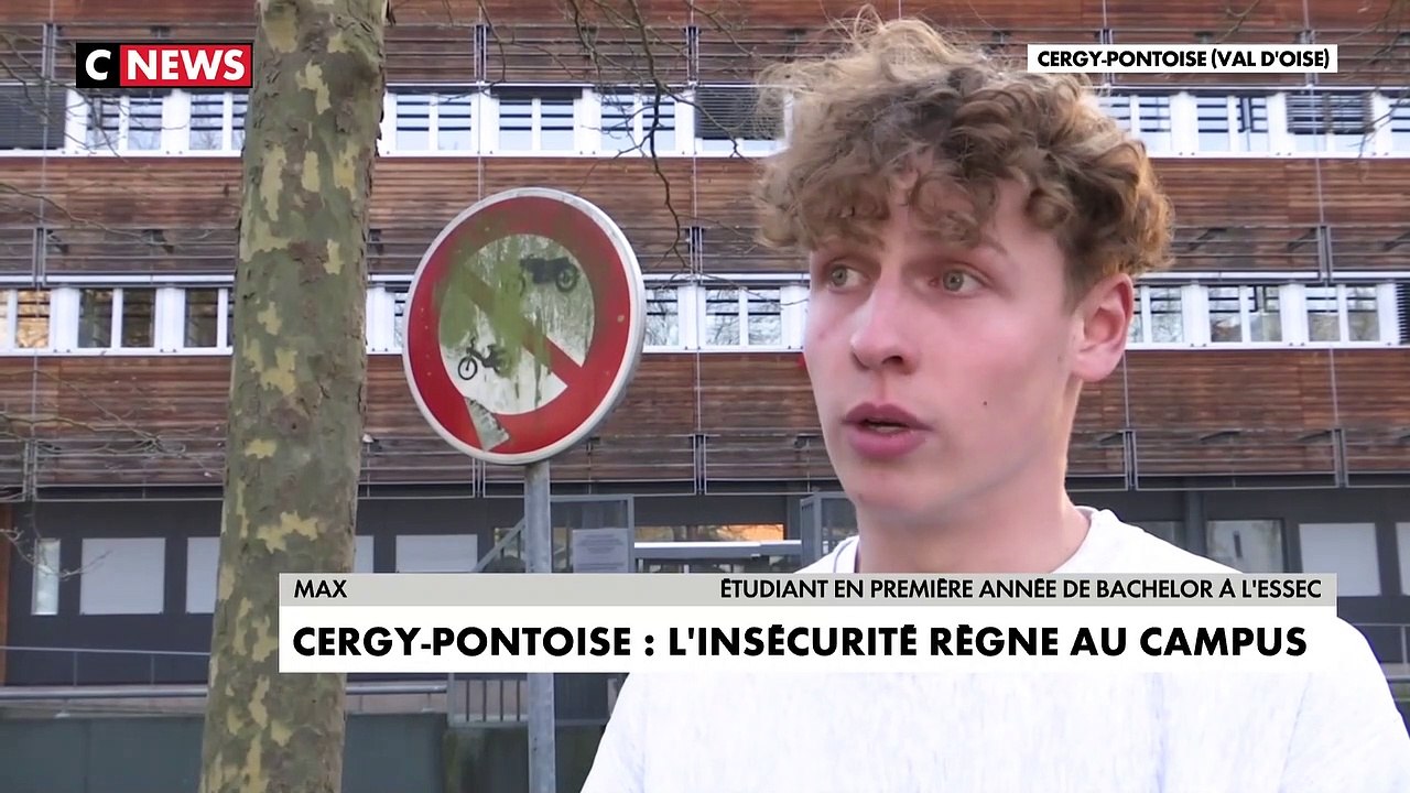 Val-d'Oise: L'insécurité règne dans la prestigieuse école de commerce l'ESSEC à Cergy-Pontoise - Un élève agressé témoigne: "On est leur cible car on a du matériel qui coûte de l'argent" - VIDEO