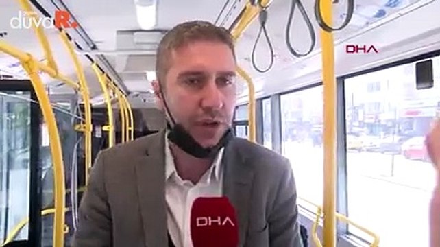 Seyir halindeki İETT otobüsü şoförüne saldırı kameralara yansıdı