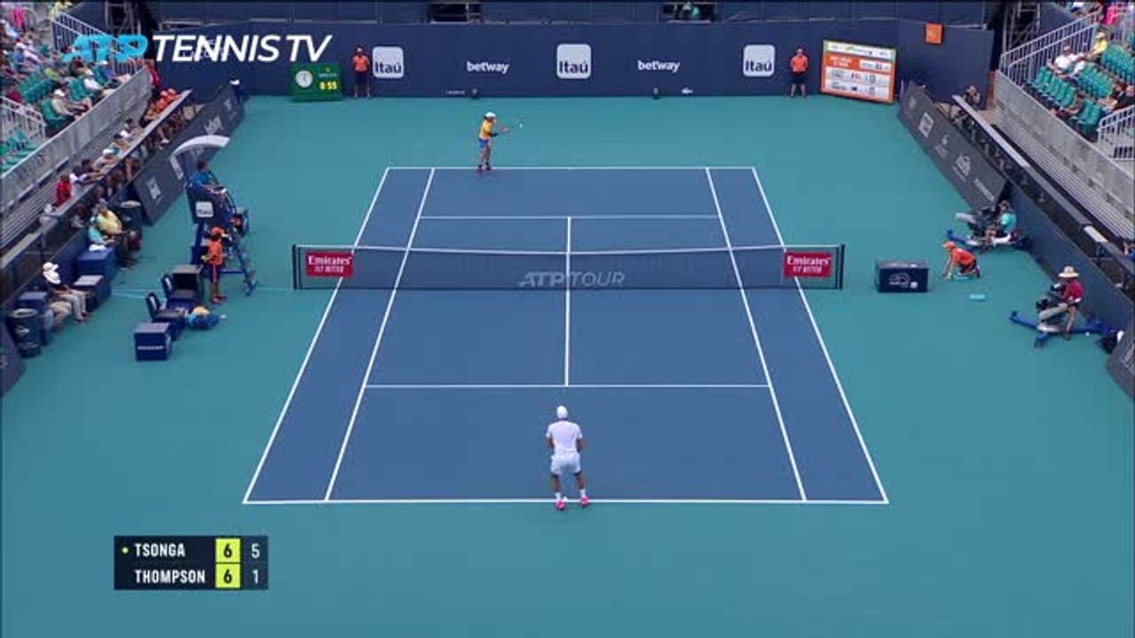 Miami - Tsonga tombe d'entrée