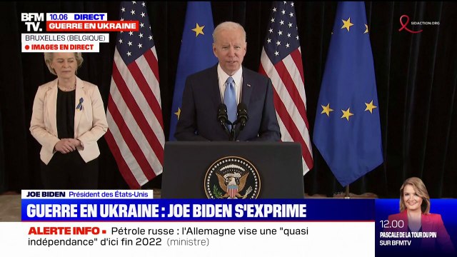 Guerre en Ukraine: pour Joe Biden, les sources énergétiques russes mettent à genoux les Etats qui en achètent