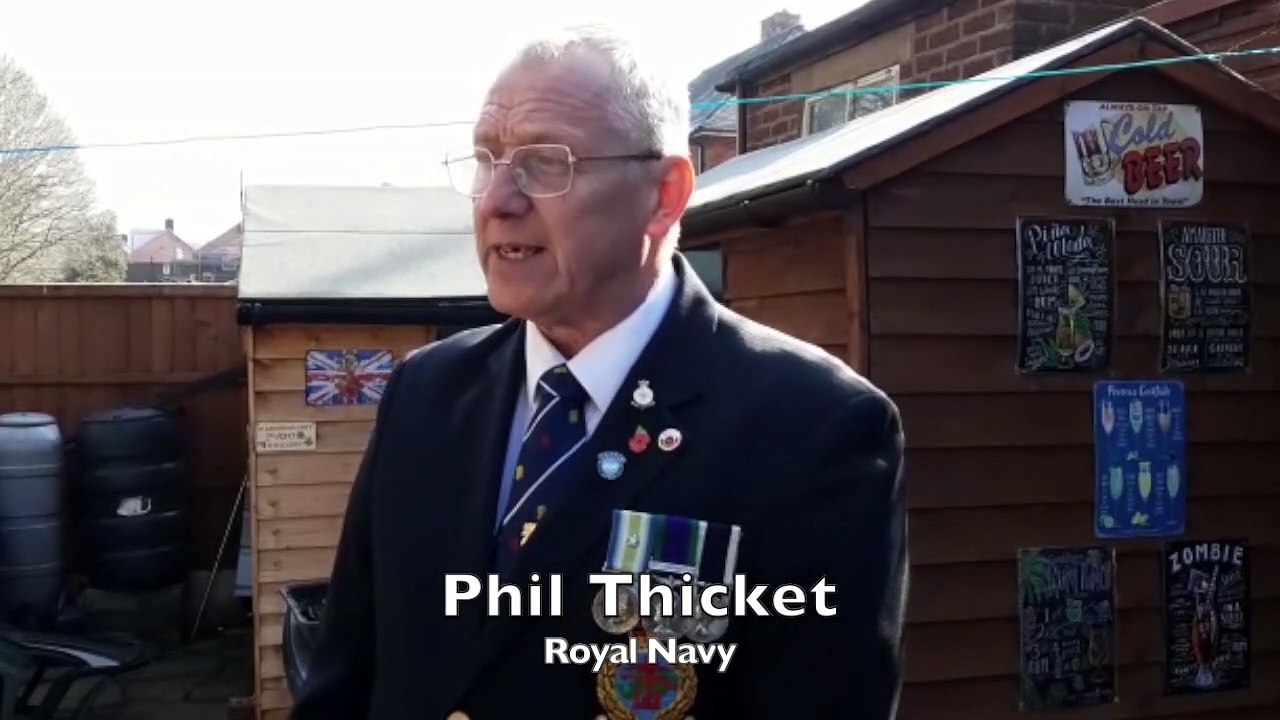 Sheffield Royal Navy Veteran remembers his time during the 1982 Falkland conflict.