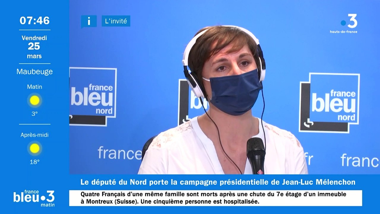 Adrien Quatennens, député du Nord et soutien de Jean-Luc Mélenchon (LFI) à l'élection présidentielle, était l'invité de France Bleu Nord ce 25 mars 2022