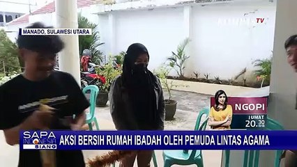 Indahnya Perdamaian, Pemuda Lintas Agama Membantu Bersihkan Rumah Ibadah
