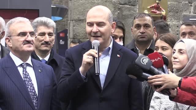 DİYARBAKIR - İçişleri Bakanı Soylu, Cezeri'nin Olağanüstü Makineleri Sergisi nin açılışını yaptı
