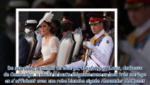 Kate Middleton - son look très mariage pour son dernier engagement en Jamaïque avec William, en unif