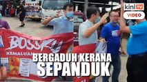 Sepanduk 'kemaluan negara' cetus pergelutan di Pulau Pinang