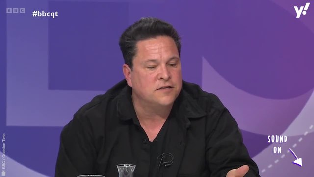 Dom Joly lets rip on Question Time over Ukraine refugee situation
