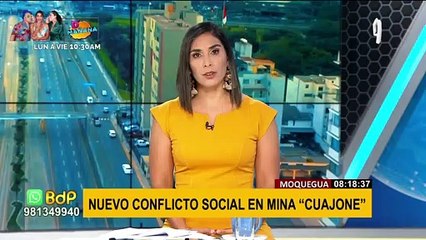 Moquegua pide al Ejecutivo intervenir en conflicto por minera Southern