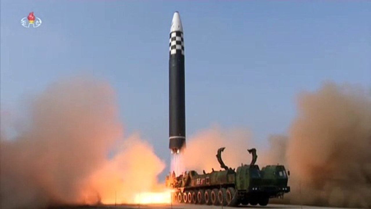 North Korea releases images of interballistic missile launch