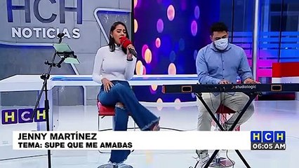 La cantante cristiana #JennyMartínez deleita con su voz este viernes de talento en #HCHMatutino