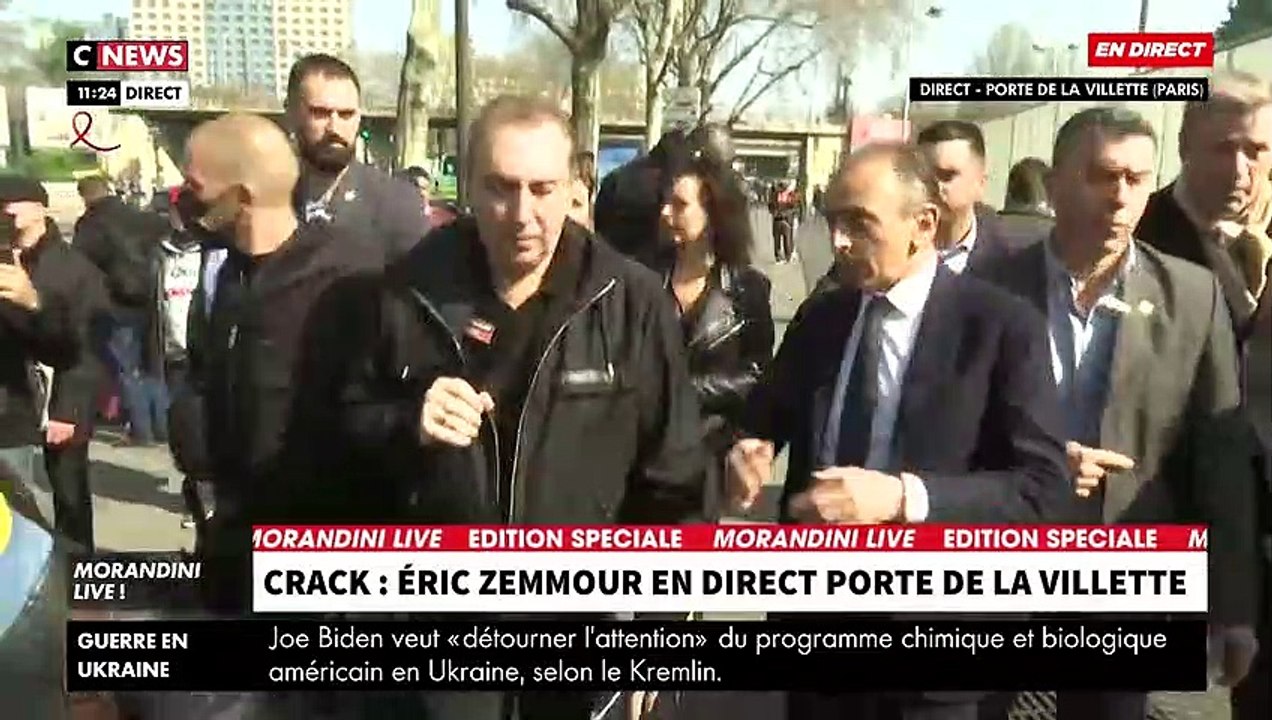 "Morandini Live" en direct de la porte de La Villette - Eric Zemmour n’envisage pas de perdre au premier tour de la présidentielle: "Je serai au second tour" - VIDEO